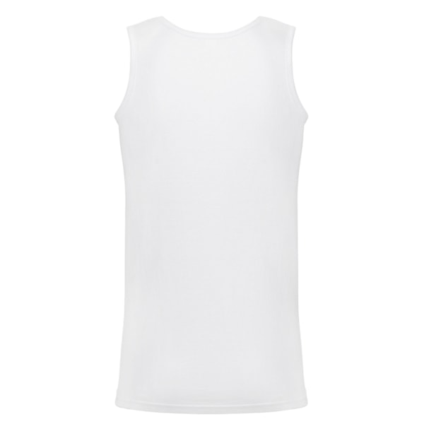 Fruit of the Loom Mens Valueweight Athletic Vest Top 4XL Vit White 4XL