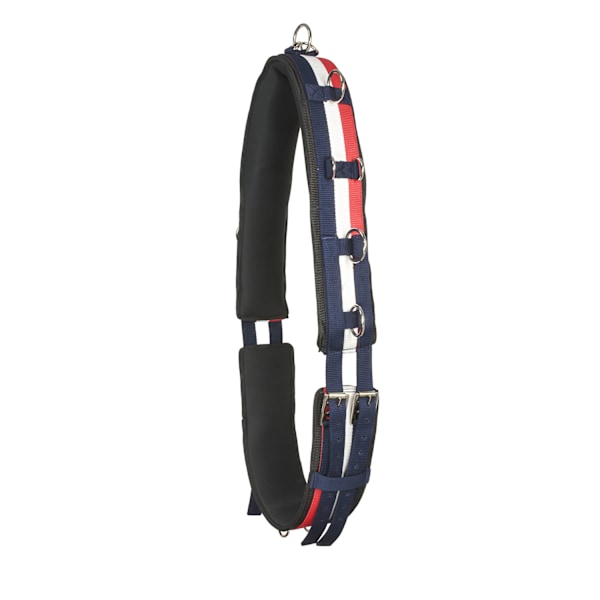 Whitaker Horse Lunging Roller Full Röd/Vit/Marinblå Red/White/Navy Full