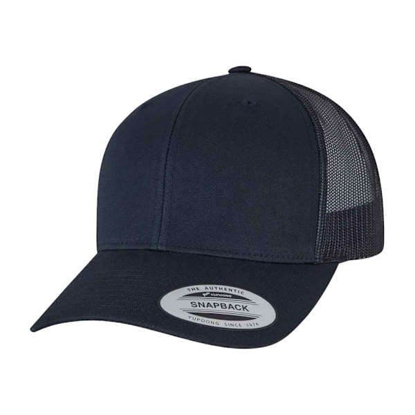 Yupoong Flexfit Retro Snapback Trucker Cap One Size Mörkblå Dark Navy One Size
