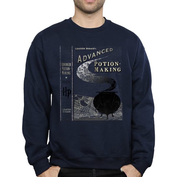 Harry Potter Herr Hufflepuff Quidditch Team Captain Tröja Navy Blue M