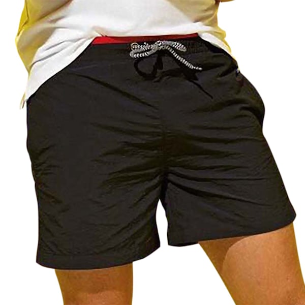 Asquith & Fox Badbyxor Herr L Svart/Röd Black/Red L