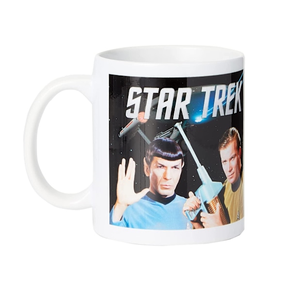 Star Trek Kirk Och Spock Mugg En Storlek Vit/Svart White/Black One Size
