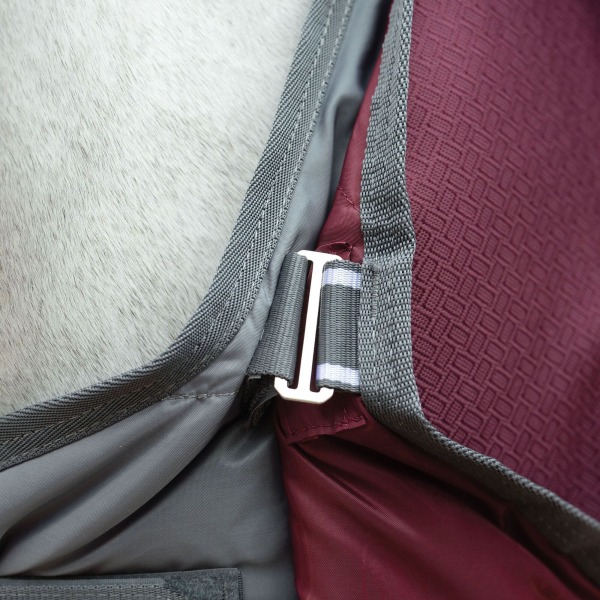 Weatherbeeta Comfitec Plus Dynamic II Standard-Neck Midweight H Maroon/Grey/White 5´ 3