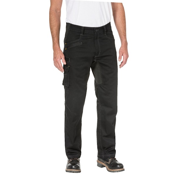 Caterpillar Mens Operator FX Work Trousers 42R Svart Black 42R