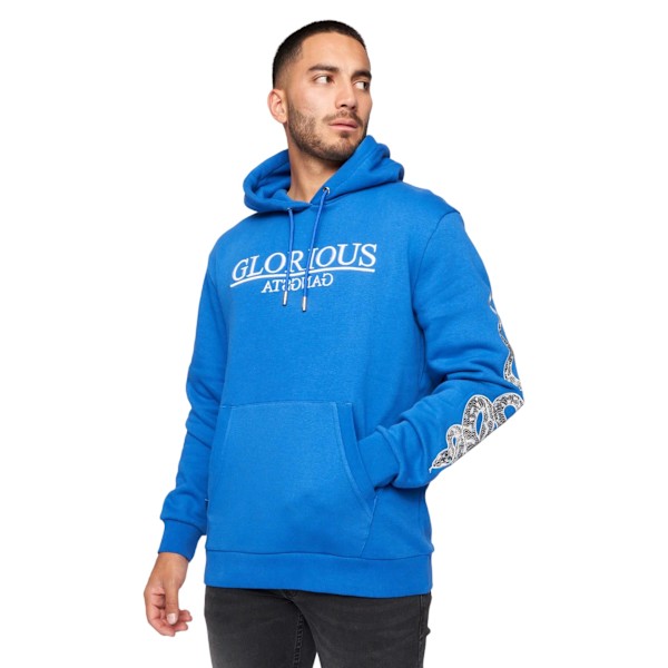 Glorious Gangsta Mens Pythonidae Hoodie XL Blå Blue XL