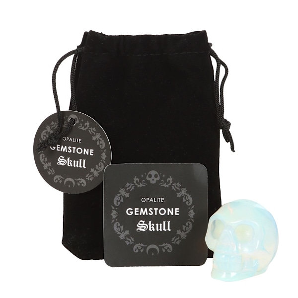 Something Different Dark Matter Opalite Skull Crystal One Size White One Size