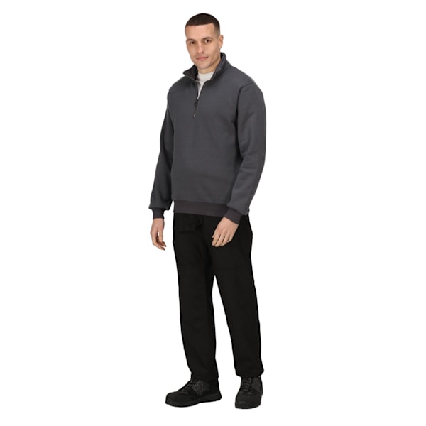 Regatta Professional Herr Quarter Zip Sweatshirt 4XL Seal Grey Seal Grey 4XL