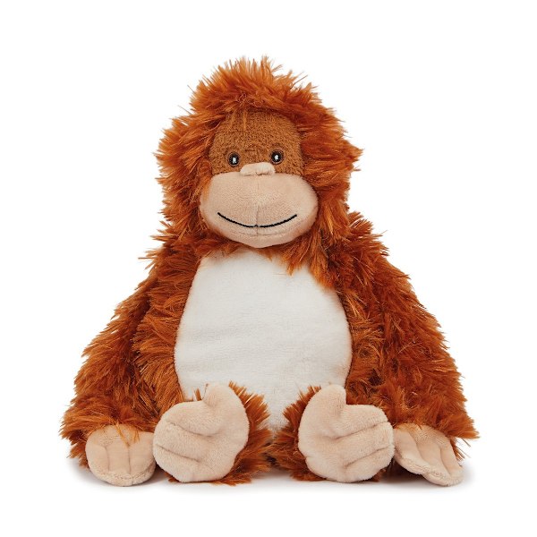 Mumbles Orangutang Plyschleksak En Storlek Brun/Vit Brown/White One Size