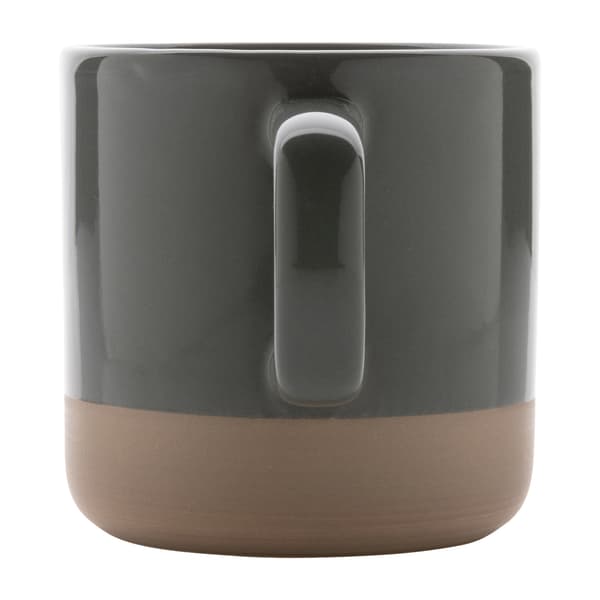 XD Collection Glaserad Keramikmugg 360ml One Size Grå Grey One Size