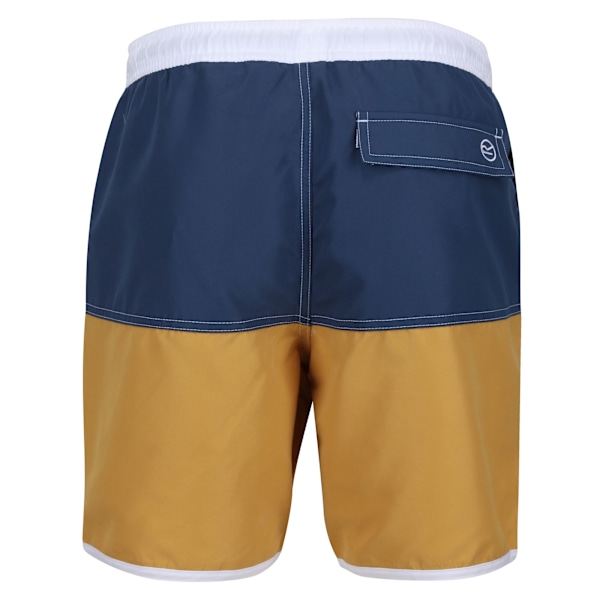 Regatta Benicio badshorts för män L mörk denim/guld halm Dark Denim/Gold Straw L