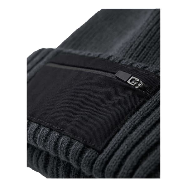 Beechfield Unisex Vuxen Zip Patch Mössa En Storlek Grafitgrå Graphite Grey/Black One Size