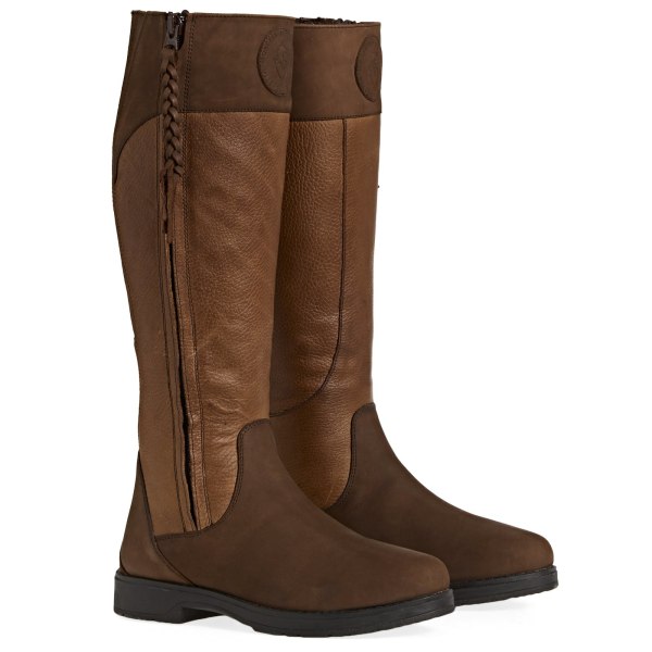 Moretta Dam/Dam Pamina Läder Country Boots 8 UK Brun Brown 8 UK