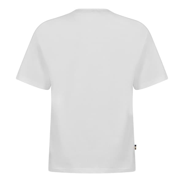 Aquascutum Herr Logotyp T-shirt S Vit White S