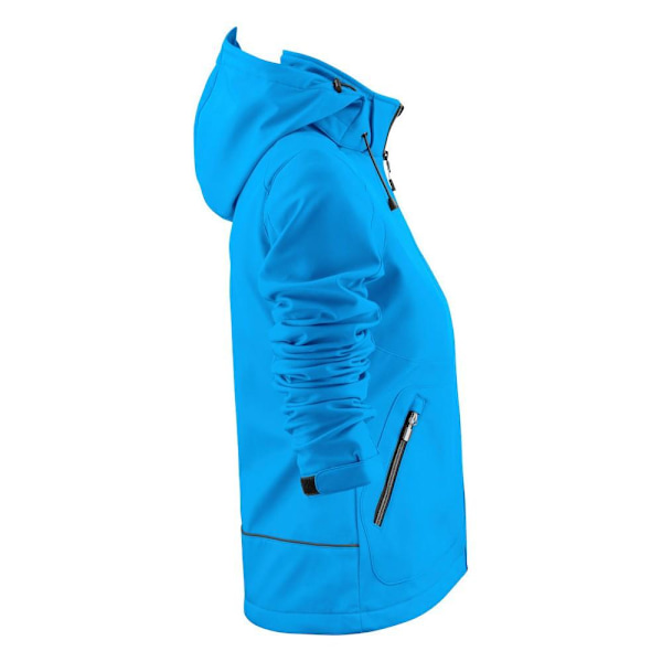 Printer Dam/Dam Karting Soft Shell Jacka L Ocean Blue Ocean Blue L