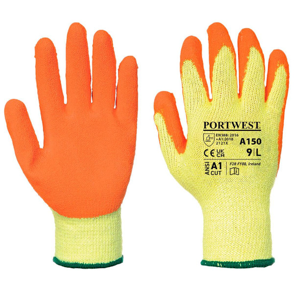 Portwest Unisex Adult A150 Classic Grip Handskar XXL Orange Orange XXL