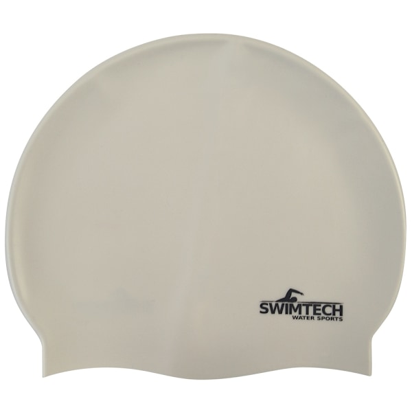 SwimTech Unisex Vuxen Silikon Simmössa One Size Vit White One Size