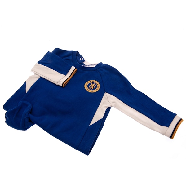 Chelsea FC Baby 2023-2024 Kit Sleepsuit 12-18 månader Marinblå/ Navy Blue/White/Gold 12-18 Months