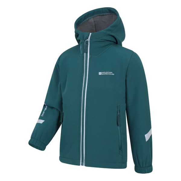 Mountain Warehouse Barn/Barn Huxley Reflekterande Soft Shell Blue 11-12 Years