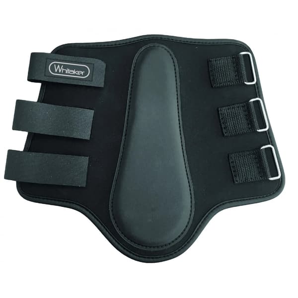 Whitaker Bradford Läder Padd Häst Strykkappor (2-pack) Black S