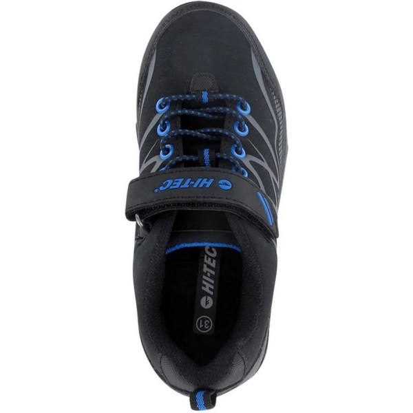 Hi-Tec Boys Blackout Low Cut Walking Shoes 3 UK Svart/Blå Black/Blue 3 UK