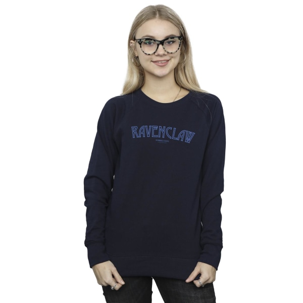 Harry Potter Dam/Kvinnor Ravenclaw Logotyp Sweatshirt XL Marinblå Navy Blue XL