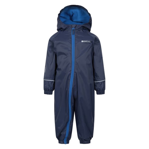 Mountain Warehouse Barn/Barn Spright Vattentät Regndräkt Navy 2-3 Years