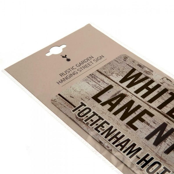 Tottenham Hotspur FC Rustik Plakett En Storlek Vit/Svart White/Black One Size