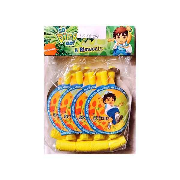 Go Diego Go Ljudmakare (8-pack) One Size Gul Yellow One Size