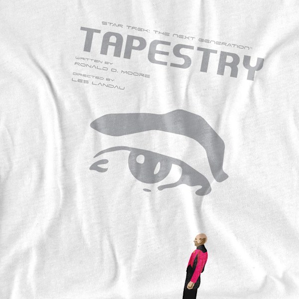 Star Trek Unisex Vuxen The Next Generation Säsong 6 Avsnitt 15 White S