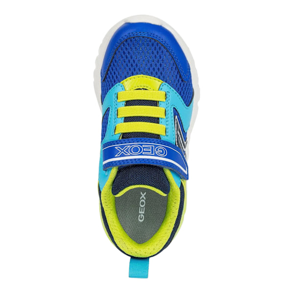 Geox Pojkar Ciberdron Lysande Gymnastikskor 5 UK Barn Royalblå/Lime Royal Blue/Lime 5 UK Child