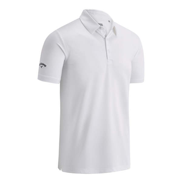 Callaway Swing Tech enfärgad pikétröja för män XS Bright White Bright White XS