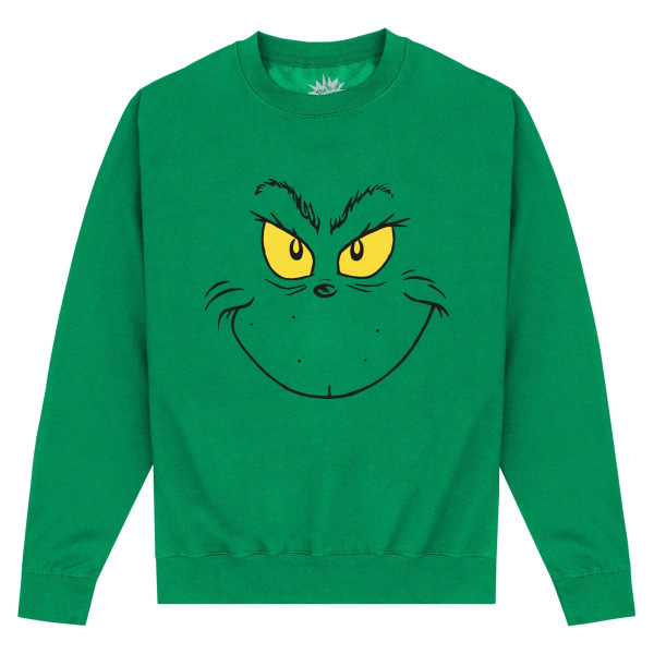 The Grinch Unisex Vuxen Leende Sweatshirt L Celtic Green Celtic Green L