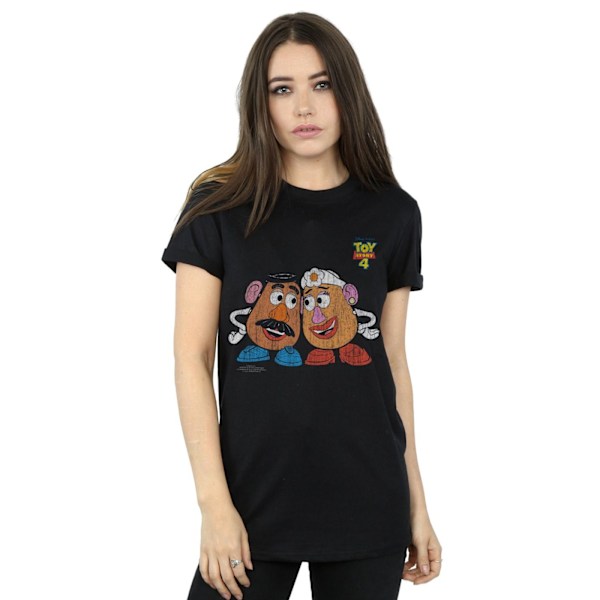 Disney Dam/Damer Toy Story 4 Mr And Mrs Potato Head Bomull Black 4XL