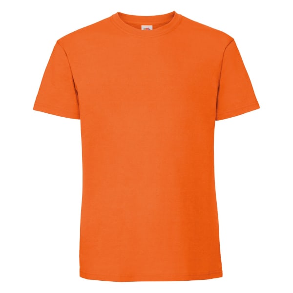 Fruit Of The Loom Herr Iconic 195 Ringspun Premium Tshirt XL UK Orange XL UK