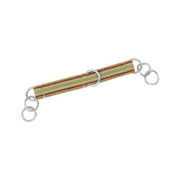 Shires Elastic Horse Curb Chain One Size Grå/Röd/Gul Grey/Red/Yellow One Size