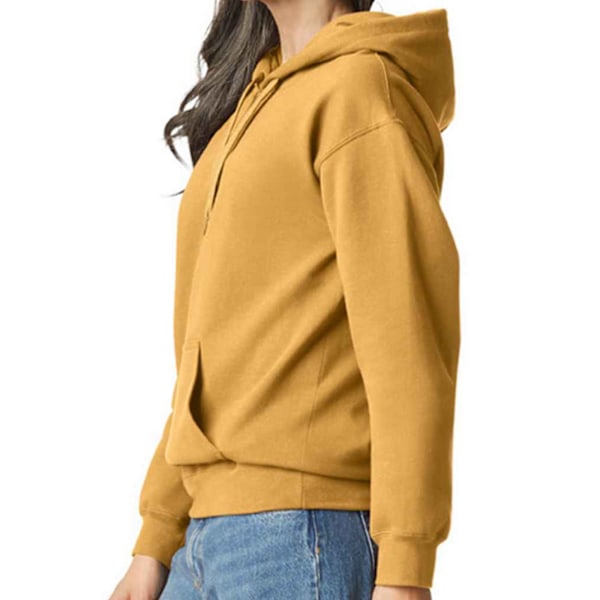 Gildan Unisex Softstyle Midweight Hoodie XL Senapsgul Mustard XL