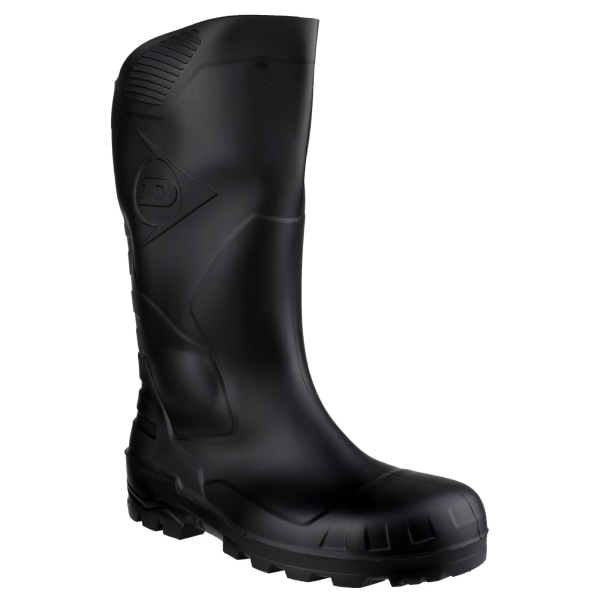 Dunlop Devon Unisex Black Safety Wellington Boots 42 EUR Svart Black 42 EUR