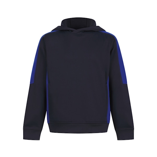 Finden & Hales Barn/Barn Team Kontrast Hoodie 3-4 År Na Navy/Royal Blue 3-4 Years