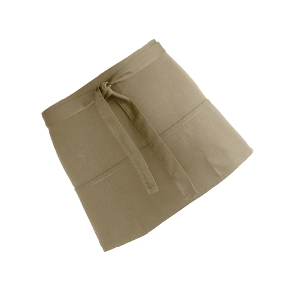 Premier Dam/Kvinnors Färger 3 Fickor Förkläde / Arbetskläder (Paket med 2) Olive One Size