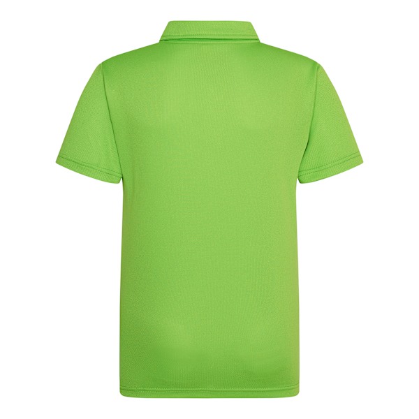 AWDis Just Cool Kids Unisex Sports Polo Plain Shirt 12-13 år Lime 12-13 Years