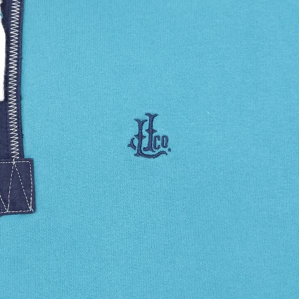 Lazy Jacks Herr Quarter Zip Sweatshirt S Teal Teal S