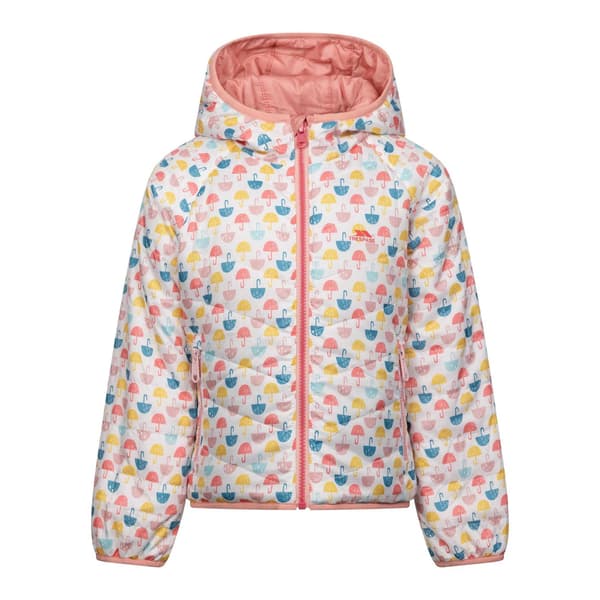 Trespass Dessie Vändbar Vadderad Jacka för Barn 2-3 År Mid Rose 2-3 Years