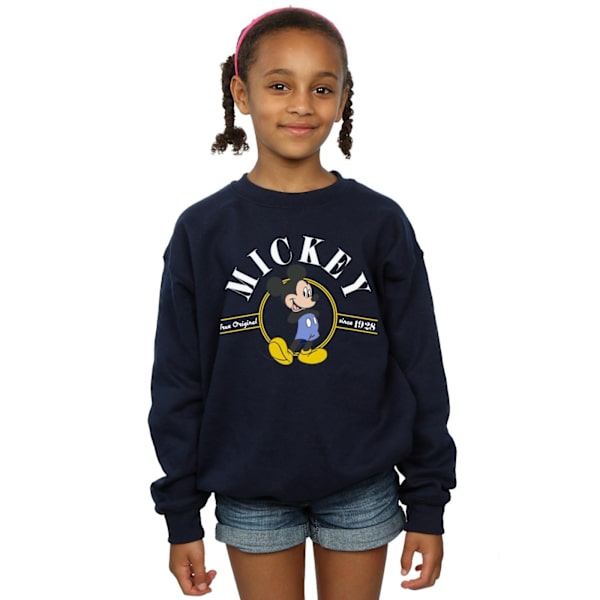 Disney Girls Mickey Mouse True Original Sweatshirt 12-13 år Navy Blue 12-13 Years