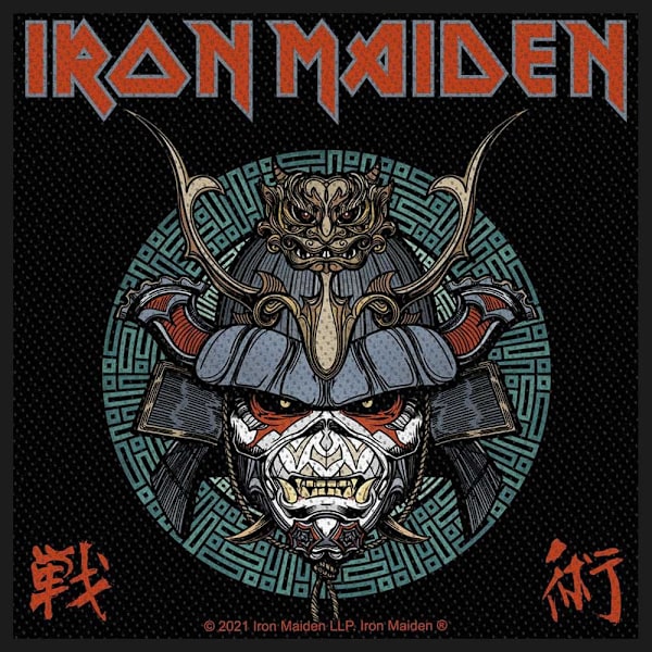 Iron Maiden Senjutsu Patch One Size Svart Black One Size