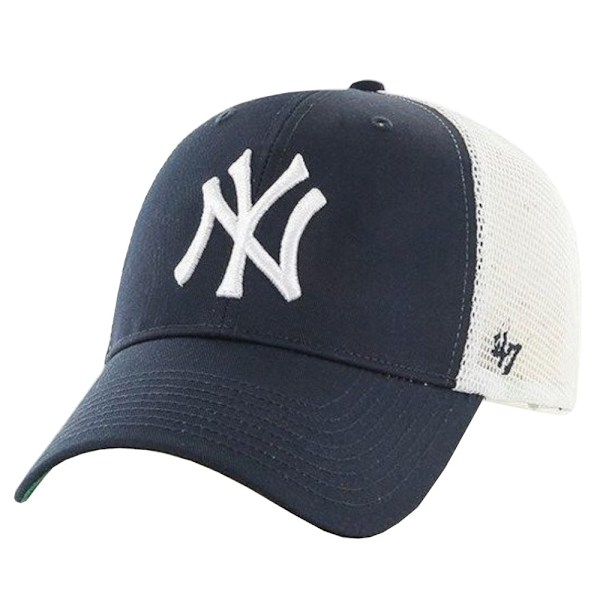 New York Yankees Branson Trucker Cap One Size Navy Navy One Size