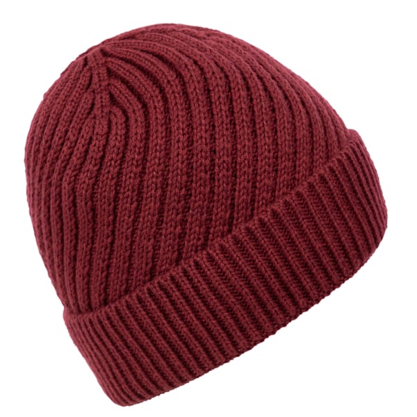 Trespass Dam/Kvinnor Twisted Stickad Mössa One Size Mörk Körsbär Dark Cherry One Size