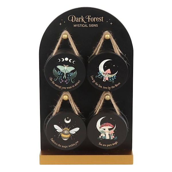 Something Different Dörrskylt Mörk Skog (24-pack) One Size Black One Size