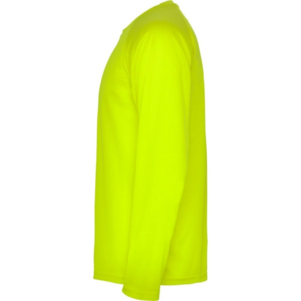 Roly Barn/Kids Montecarlo Långärmad Sport T-shirt 8 År Fluorescent Yellow 8 Years