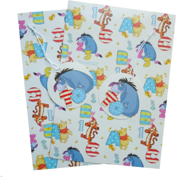 Nalle Puh Presentpapper Ark One Size Flerfärgad Multicoloured One Size