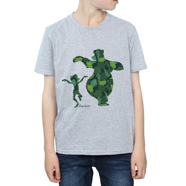 Jungle Book Boys Mowgli And Baloo Dance T-Shirt 7-8 År Sport Sports Grey 7-8 Years